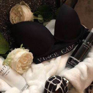Vince Camuto Black Bra